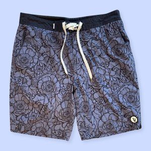 Vuori Equator Boardshort, Size Small, Blue